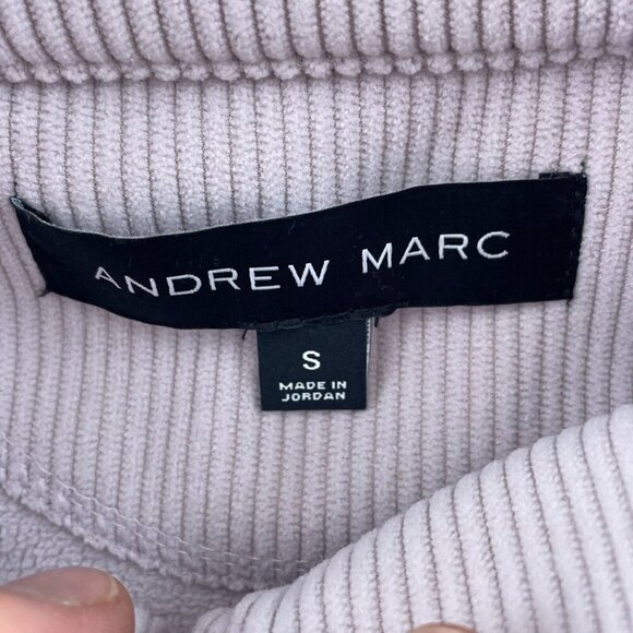 Andrew Marc Womens Light Purple Full-Zip Ribbed Jacket S NWT 5867 - Picture 4 of 9